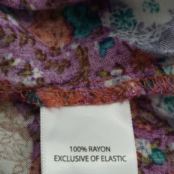 Pure energy floral coral dress size 4 - Picture 6 of 6